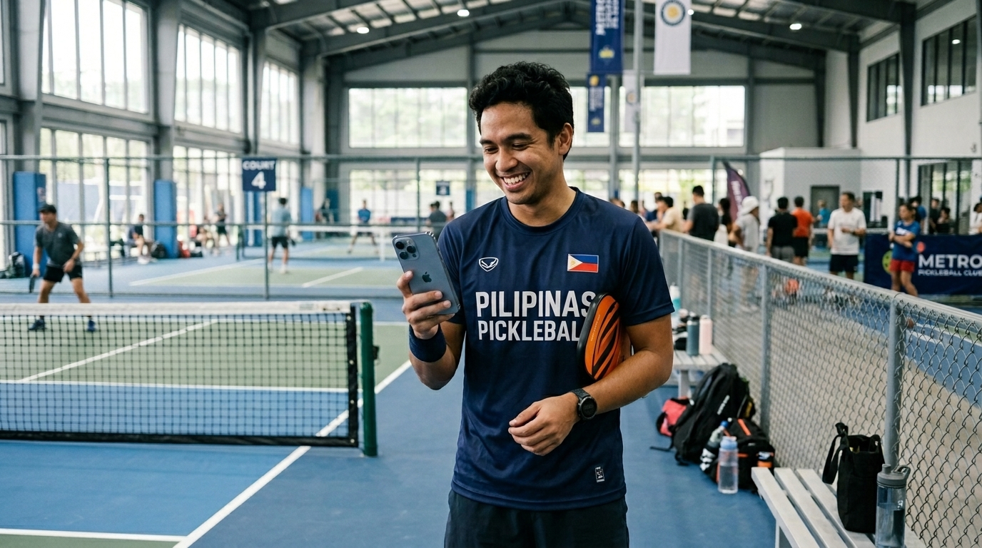 Pickleball booking demonstration